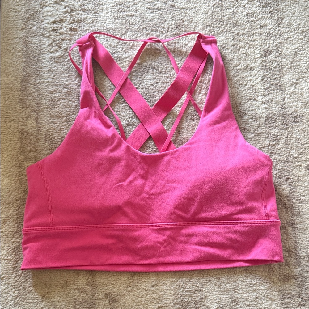 Balance Pink Women's Strappy Sports Bra